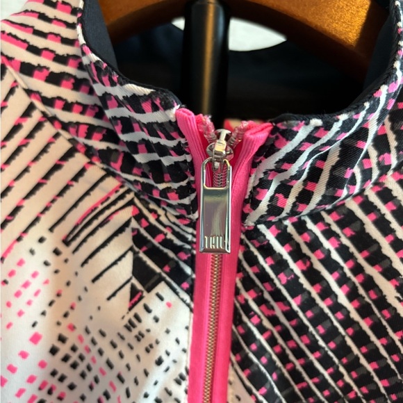 Tail White Label Pink and Black Striped Top - Picture 6 of 9